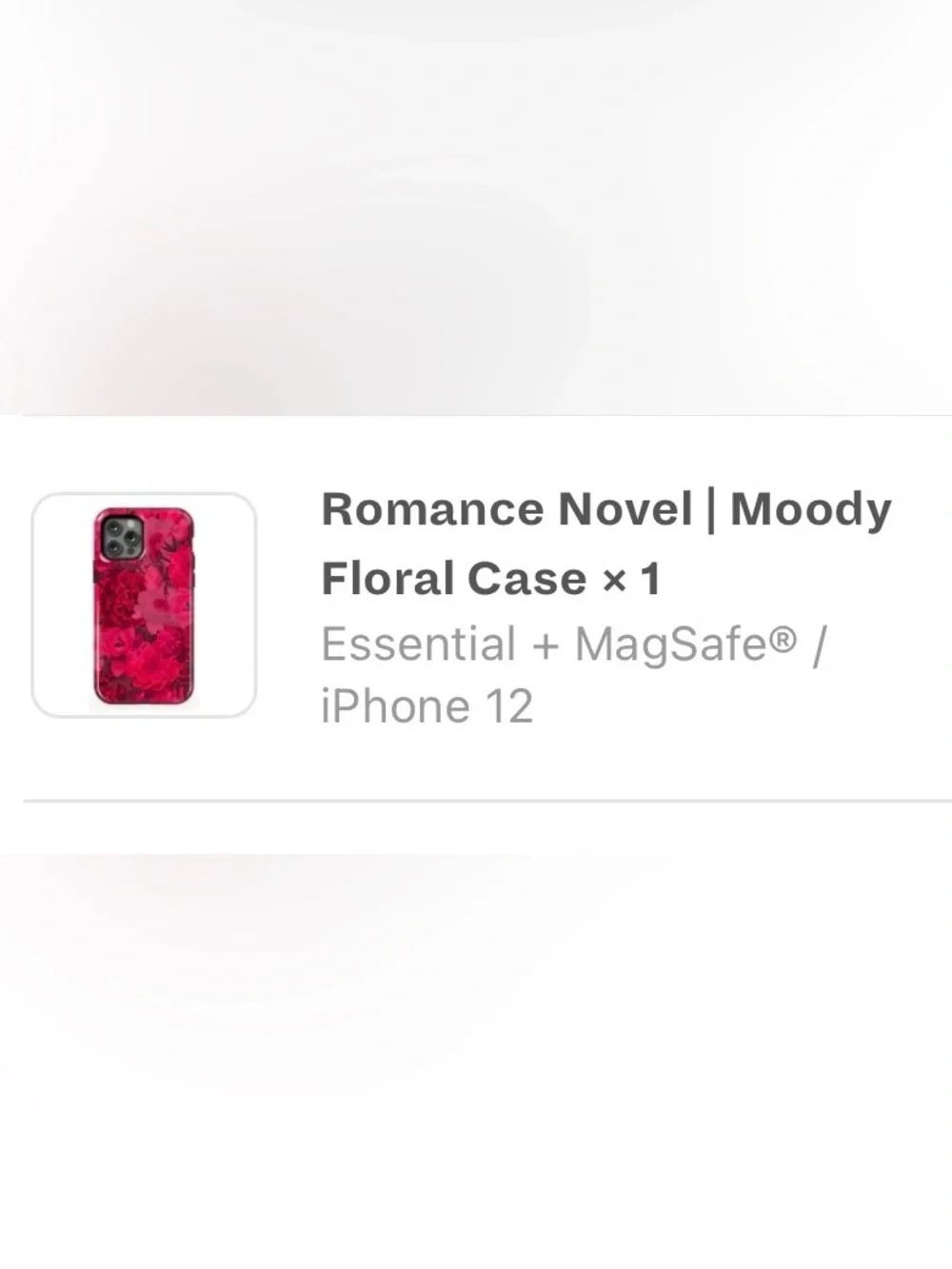 iPhone 12 floral Casely phone case